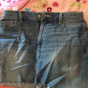 Hollister High Rise Jean Skirt